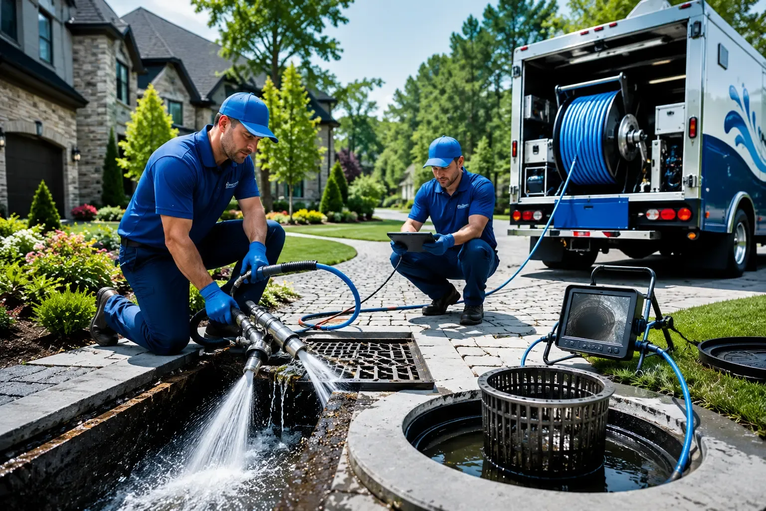 Local outdoor drain cleaning professionals in Cheboygan, MI