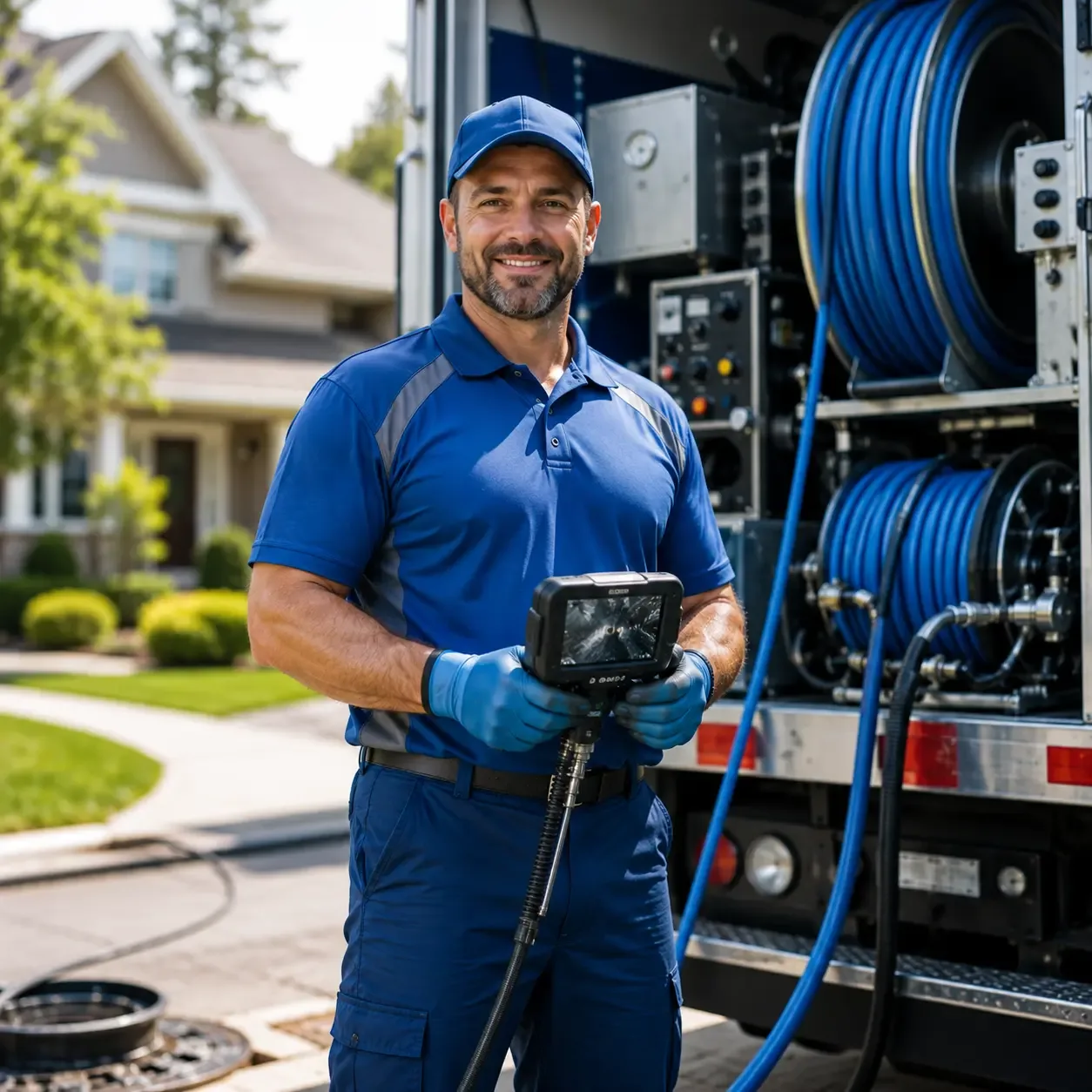 Local outdoor drain cleaning specialists in Cheboygan, MI